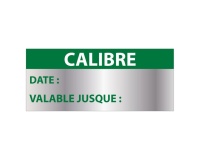 Étiquettes remplissables - Calibre - 38x16 mm - 350 ex
