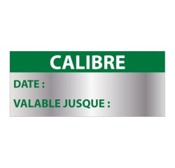 Étiquettes remplissables - Calibre - 38x16 mm - 350 ex