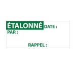 Étiquettes remplissables - ÉTALONNE - 38x16 mm - 350 ex