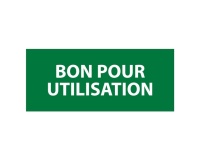 Étiquettes contrôle - Bon pour utilisation - 350 pièces