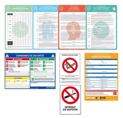 Kit Affichages Obligatoires ESSENTIEL - Jusqu'à 10 Salariés