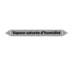 Marqueur tuyauterie Vapeur humide – Vinyle NF X 08-105