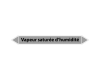 Marqueur Tuyauterie - Vapeur humide - Vinyle Laminé - NFX 08-105 150 x 12 mm