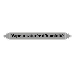 Marqueur tuyauterie Vapeur humide – Vinyle NF X 08-105