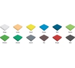 Dalle antidérapante élastomère – Revêtement sol – 250 x 250 x 4 cm Jaune