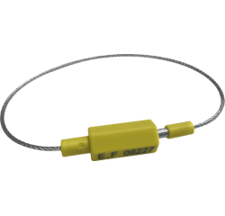 Scellés de Sécurité - Câble ABS/Acier 320mm - 25 unités Jaune