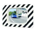 Miroir pour voie publique incassable - rectangulaire incassable 600x400mm