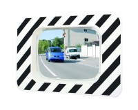Miroir pour voie publique incassable - rectangulaire incassable 600x400mm