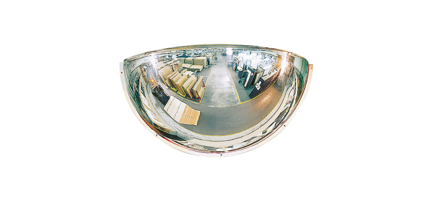 Miroir de sécurité panoramique 180° - PMMA indéformable