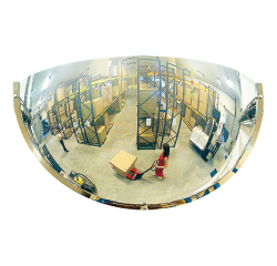 Miroir hémisphérique 180° – Sécurité industrielle – Polymir