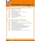 Poster - Propriétés Physiques Environnementales - Plastifié A3