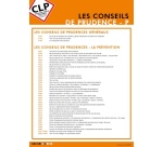 Poster - Conseils Prudence  Pictos Danger - Plastifié