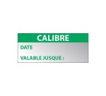 Étiquettes remplissables - Calibre - 38x16 mm - 350 ex