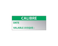 Étiquettes remplissables - Calibre - 38x16 mm - 350 ex