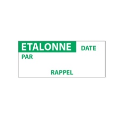 Étiquettes remplissables - ÉTALONNE - 38x16 mm - 350 ex