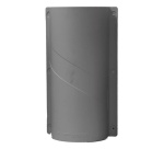 Protège-conduit - Demi-cylindrique 500mm - Polypropylène Noir