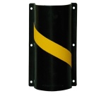 Protège-conduit - Demi-cylindrique 500mm - Polypropylène Noir