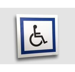 Panneau Parking PMR- plat