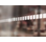 Vitrophanie - Bandes Signalisation Carré Blanc - 50mm x 10m
