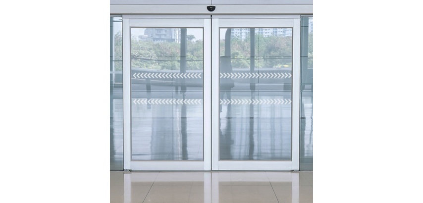 Vitrophanie - Bandes de signalisation flèches - 5 cm x 10 m