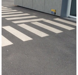 Pochoir - Marquage - Passage Piéton/Zébra - PVC Souple Bandes 45°