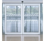Vitrophanie - Bande signalisation triangles - Blanc - 10m