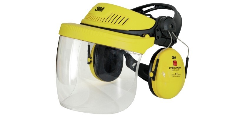 Casque anti-bruit - Visière polycarbonate transparente 27 dB