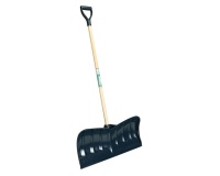 Poussoir à neige – Polypropylène 66 cm – Manche en bois solide
