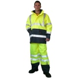Veste/Pantalon haute visibilité – Jaune/Marine – Tenue sécurité L