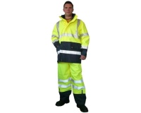 Veste/Pantalon haute visibilité – Jaune/Marine – Tenue sécurité L