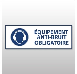 Panneau - EPI - équipement anti-bruit Obligatoire - M003