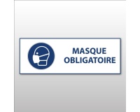 Signalétique EPI - Port du masque obligatoire - ISO 7010