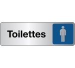 Panneau Toilettes Homme – Signalétique adhésive