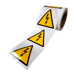Rouleau de Pictos de Danger - Danger électricité - W012