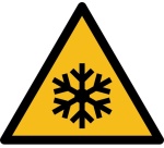 Rouleau de pictos - Danger Basses Températures - W010 - ISO 7010