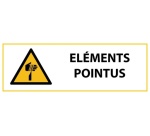 Signalétique de danger - Picto éléments pointus - W022 - ISO 7010