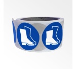 Rouleau de pictos - Chaussures de sécurité obligatoires - M008 100 mm