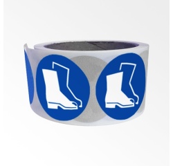 Rouleau de pictos - Chaussures de sécurité obligatoires - M008