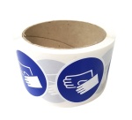 Rouleau de pictos - Gants de protection obligatoires - M009