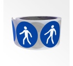 Rouleau de Pictos d'Obligation - Utiliser le passage - M024 25 mm