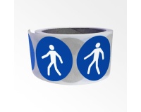 Rouleau de Pictos d'Obligation - Utiliser le passage - M024 100 mm