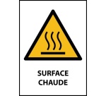 Signalétique de danger - Surface chaude - W017 - ISO 7010