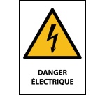 Panneau Danger électrique - W012 – Conforme norme ISO EN 7010