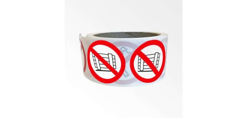 Rouleau de Pictos d'Interdiction - Ne pas obstruer - P023