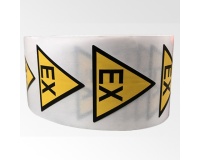 Rouleau de pictos - Danger atmosphère explosive - ATEX - W021 25 mm