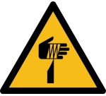 Rouleau de Pictos de Danger - Eléments pointus - W022 - ISO 7010