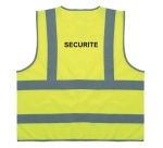 Gilet de sécurité ECO+ jaune fluo bandes réfléchissantes L