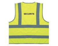 Gilet de sécurité ECO+ jaune fluo bandes réfléchissantes L