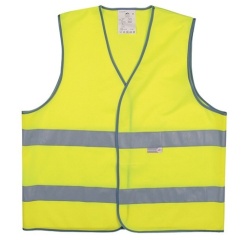 Gilet de sécurité ECO+ jaune fluo EN ISO 20471 classe 2 M