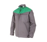 Blouson de Travail - Empiècements Contrastés - Coton/Polyester Taille 3 Rouge